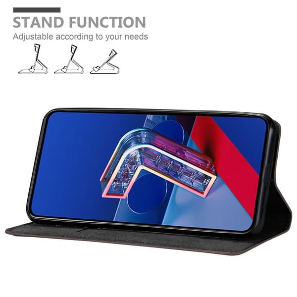 Asus ZenFone 7 Suojakotelo Suojakuori Lompakkokotelo Matkapuhelinkotelo jossa magneettisuljenta, jalusta-toiminto ja korttitasku