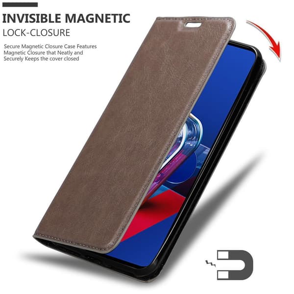 Asus ZenFone 7 Suojakotelo Suojakuori Lompakkokotelo Matkapuhelinkotelo jossa magneettisuljenta, jalusta-toiminto ja korttitasku