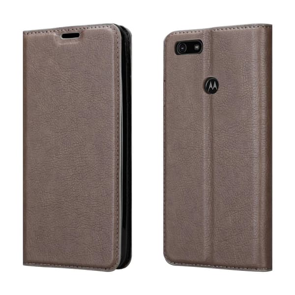 Motorola MOTO E6 PLAY Fodral Skal Plånboksfodral Case med magnetisk stängning, ståfunktion och kortficka