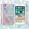 Miniatyrbilde 6 av 8: Lommebokdeksel til iPhone 6 / 6S Deksel av TPU-silikon med mosaikkmønster