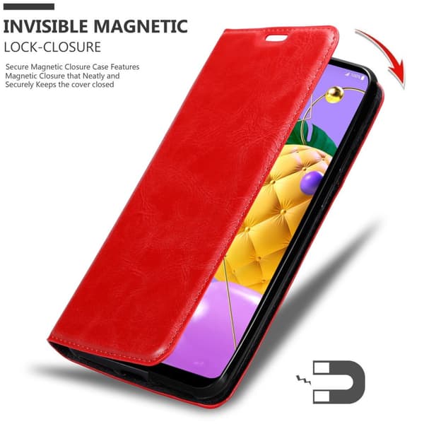 LG K52 / K62 / Q52 Fodral Skal Plånboksfodral Case med magnetisk stängning, ståfunktion och kortficka