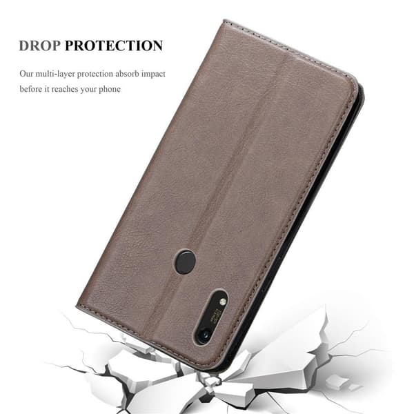Lommebokdeksel til Honor 8A 2020 Deksel med magnetisk lukking, stativfunksjon og kortlomme