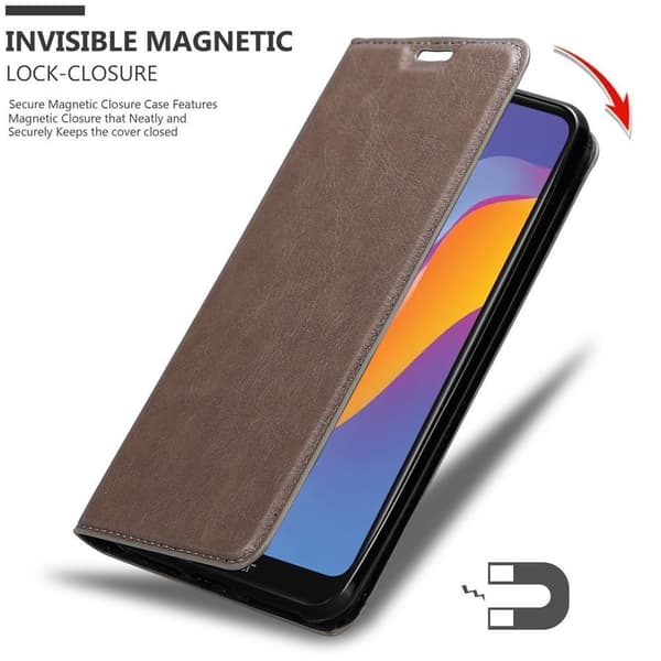 Honor 8A 2020 Fodral Skal Plånboksfodral Case med magnetisk stängning, ståfunktion och kortficka