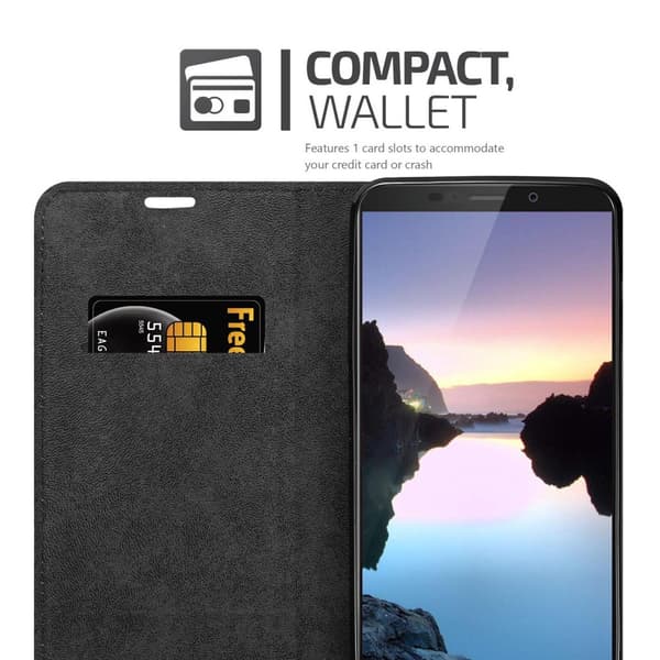 Cubot J7 Fodral Skal Plånboksfodral Case med magnetisk stängning, ståfunktion och kortficka