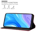 Miniatyrbild 5 av 11: Huawei P SMART PRO Fodral Skal Plånboksfodral Case med magnetisk stängning, ståfunktion och kortficka
