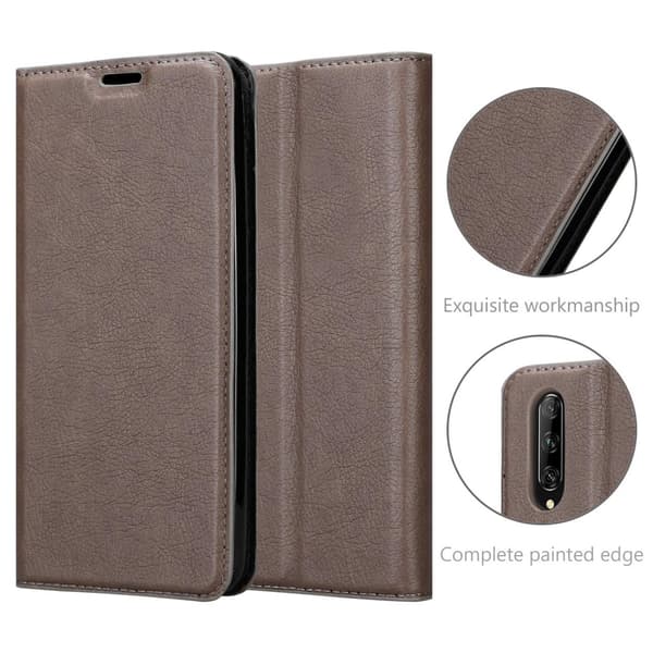 Huawei P SMART PRO Fodral Skal Plånboksfodral Case med magnetisk stängning, ståfunktion och kortficka