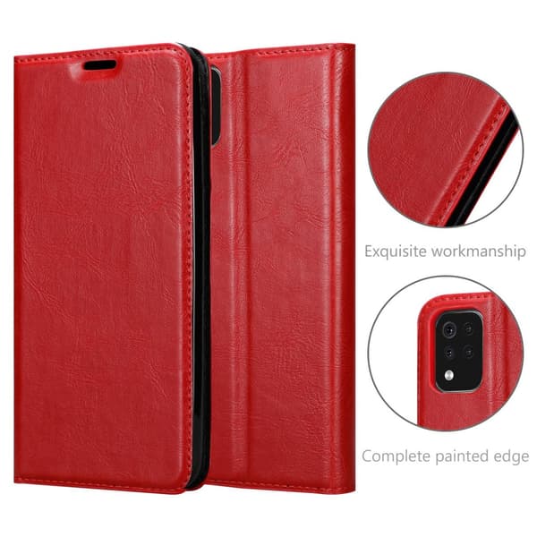 LG K42 Fodral Skal Plånboksfodral Case med magnetisk stängning, ståfunktion och kortficka
