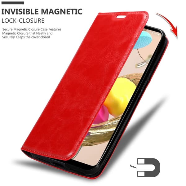 LG K42 Suojakotelo Suojakuori Lompakkokotelo Matkapuhelinkotelo jossa magneettisuljenta, jalusta-toiminto ja korttitasku