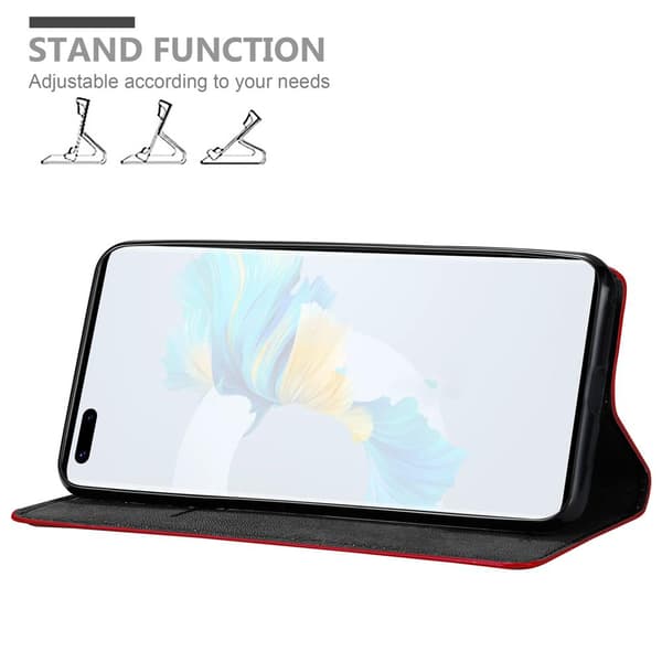 Huawei MATE 40 PRO Fodral Skal Plånboksfodral Case med magnetisk stängning, ståfunktion och kortficka