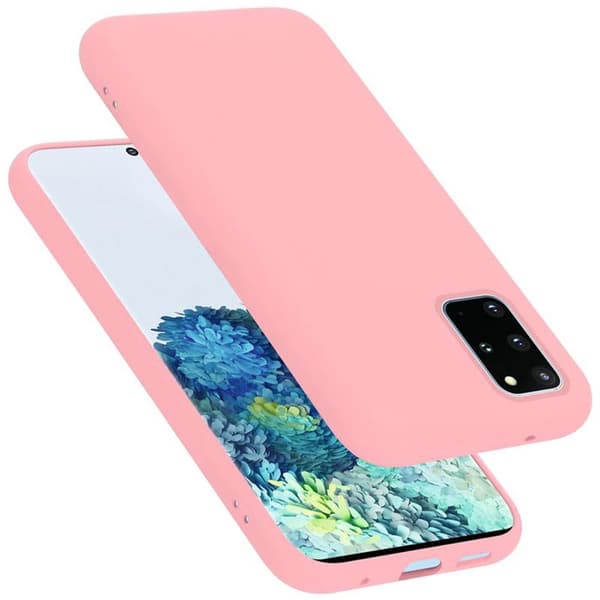 Deksel til Samsung Galaxy S20 PLUS Silikondeksel TPU Case Cover LIQUID ROSA
