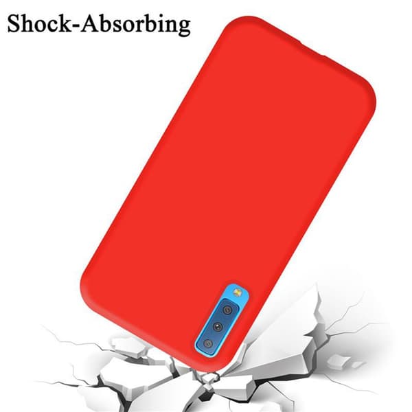 Samsung Galaxy A7 2018 Skal Fodral av flexibelt TPU-silikon Case Cover