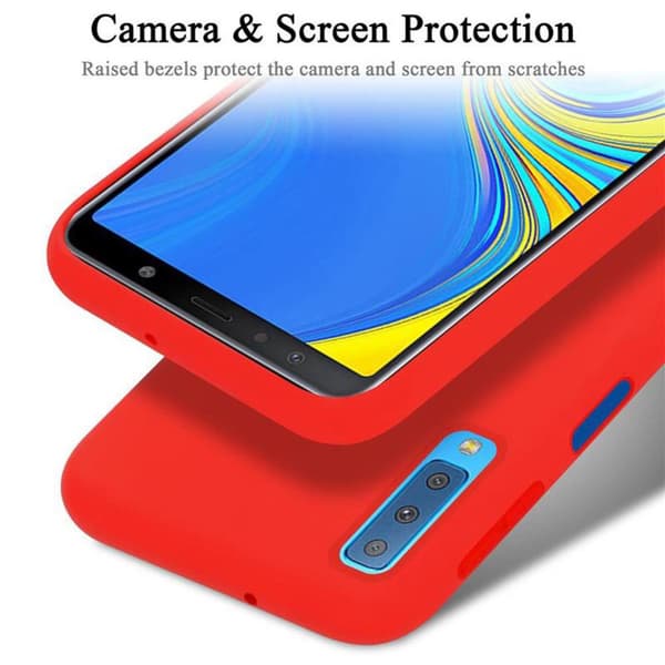 Samsung Galaxy A7 2018 Skal Fodral av flexibelt TPU-silikon Case Cover