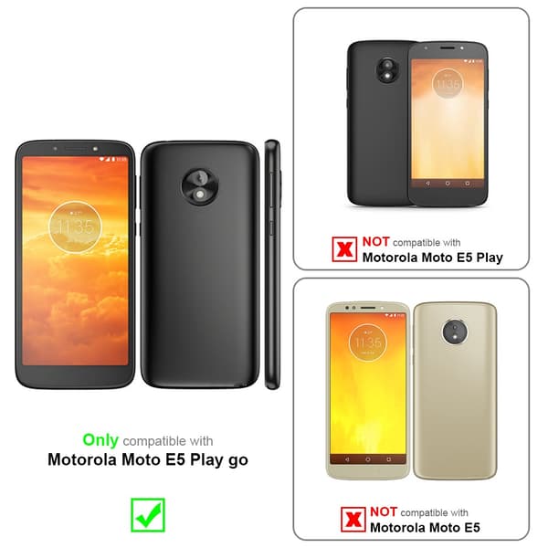 Motorola MOTO E5 PLAY GO Suojakotelo Suojakuori valmistettu joustavasta TPU-silikonista