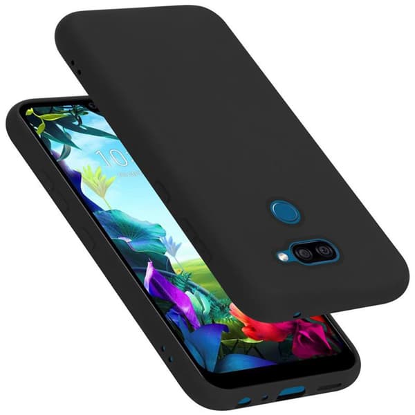 LG K40S Skal Fodral av flexibelt TPU-silikon Case Cover LIQUID SVART