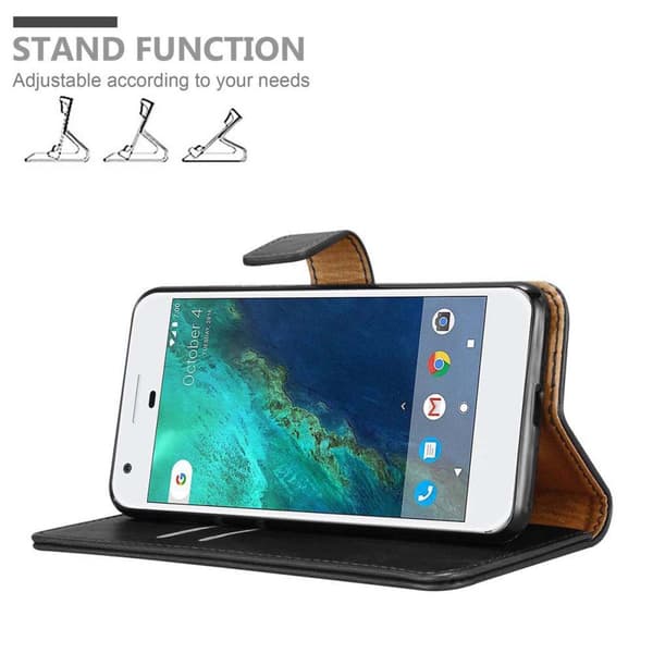Google PIXEL Suojakotelo Suojakuori Lompakkokotelo Matkapuhelinkotelo jossa magneettisuljenta, jalusta-toiminto ja korttitasku