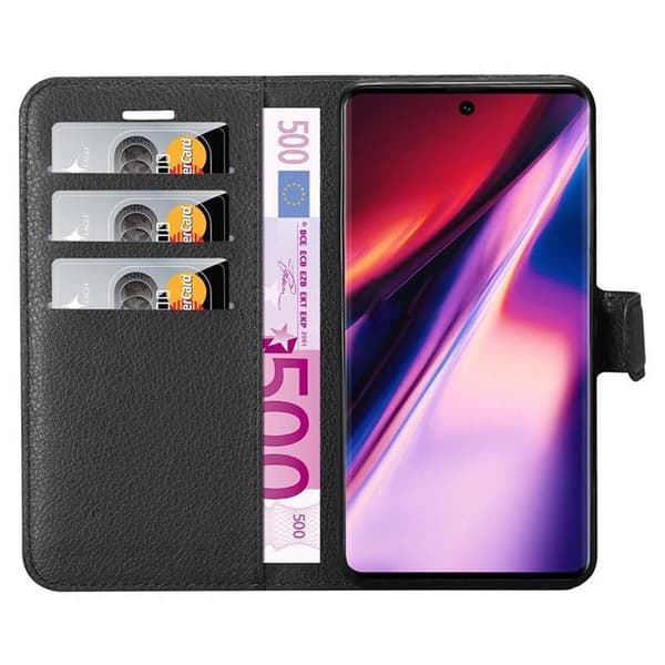 Deksel til Samsung Galaxy NOTE 10 Lommebokdeksel med magnetisk lukking, stativfunksjon og kortlomme