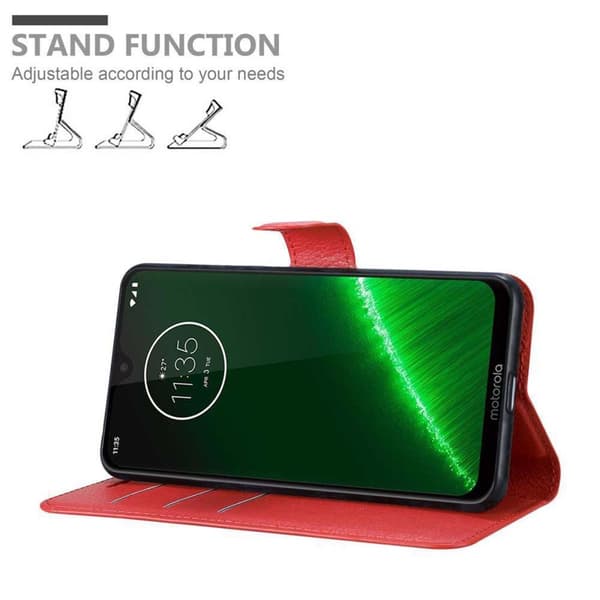 Motorola MOTO G7 / G7 PLUS Plånboksfodral Fodral Skal Case med magnetisk stängning, ståfunktion och kortplats