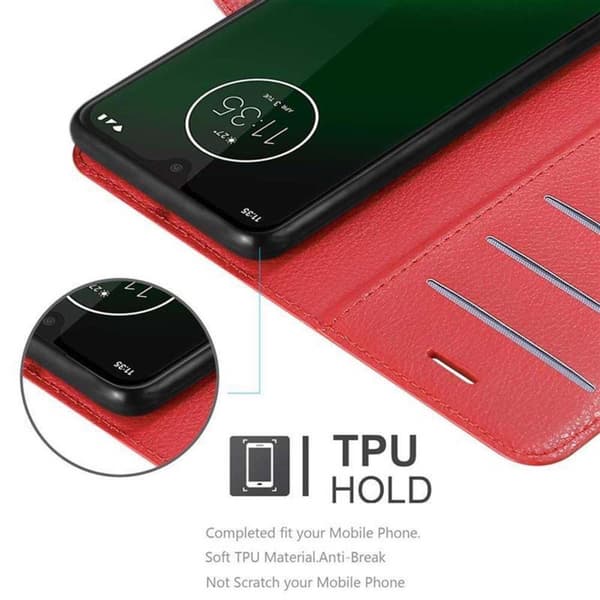 Motorola MOTO G7 / G7 PLUS Plånboksfodral Fodral Skal Case med magnetisk stängning, ståfunktion och kortplats