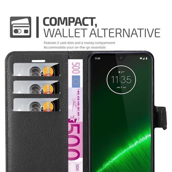 Motorola MOTO G7 / G7 PLUS Plånboksfodral Fodral Skal Case med magnetisk stängning, ståfunktion och kortplats