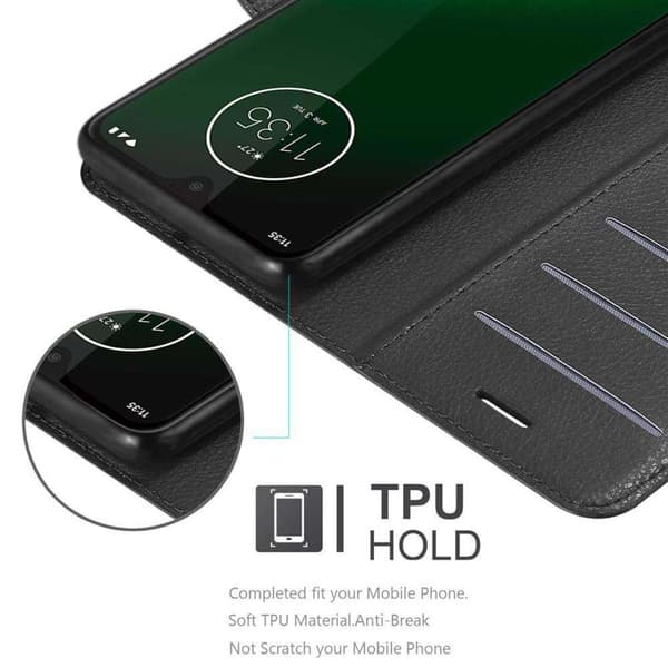 Motorola MOTO G7 / G7 PLUS Plånboksfodral Fodral Skal Case med magnetisk stängning, ståfunktion och kortplats