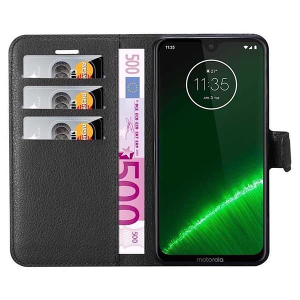 Motorola MOTO G7 / G7 PLUS Plånboksfodral Fodral Skal Case med magnetisk stängning, ståfunktion och kortplats