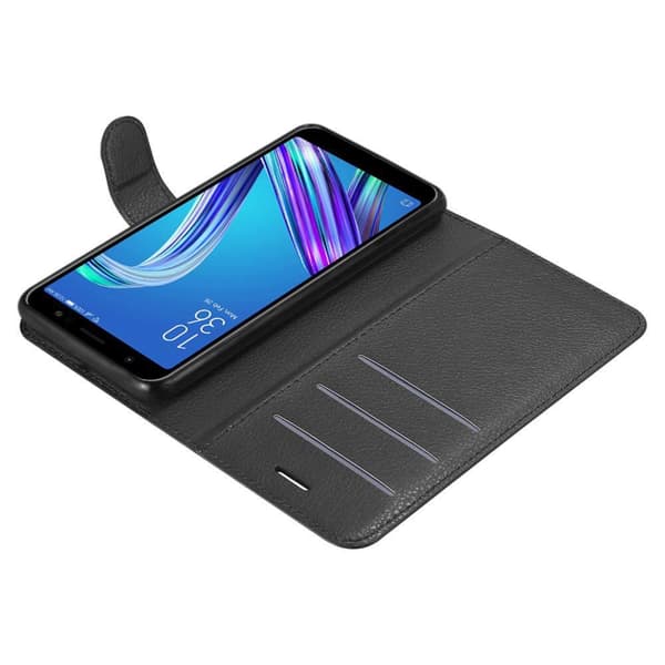 Deksel til Asus ZenFone MAX PRO M1 (6 tommer) Lommebokdeksel med magnetisk lukking, stativfunksjon og kortlomme