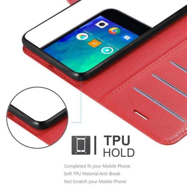 Xiaomi RedMi GO Plånboksfodral Fodral Skal Case med magnetisk stängning, ståfunktion och kortplats