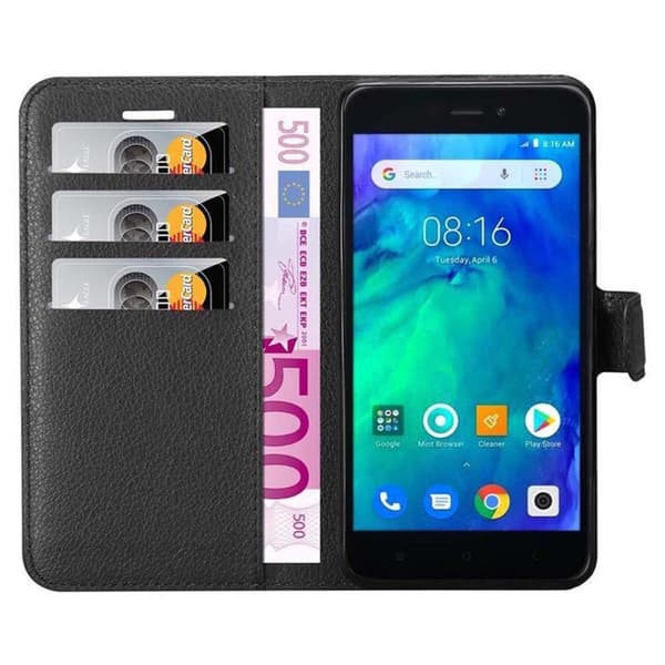 Xiaomi RedMi GO Plånboksfodral Fodral Skal Case med magnetisk stängning, ståfunktion och kortplats