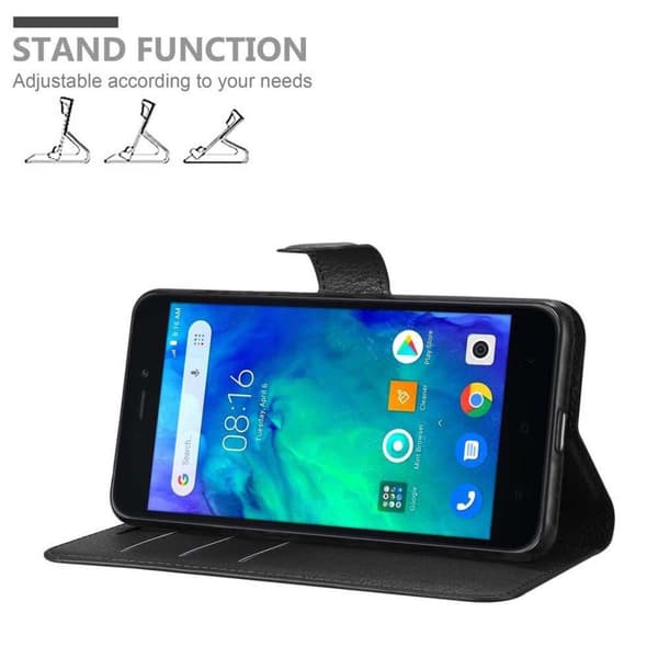 Xiaomi RedMi GO Plånboksfodral Fodral Skal Case med magnetisk stängning, ståfunktion och kortplats