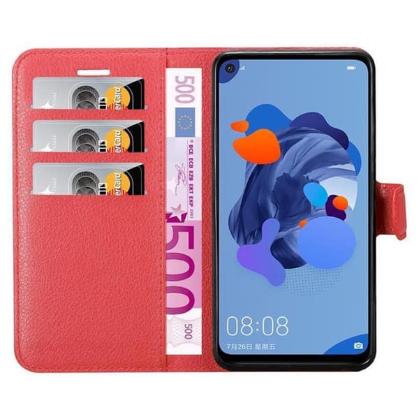 Deksel til Huawei MATE 30 LITE Lommebokdeksel med magnetisk lukking, stativfunksjon og kortlomme