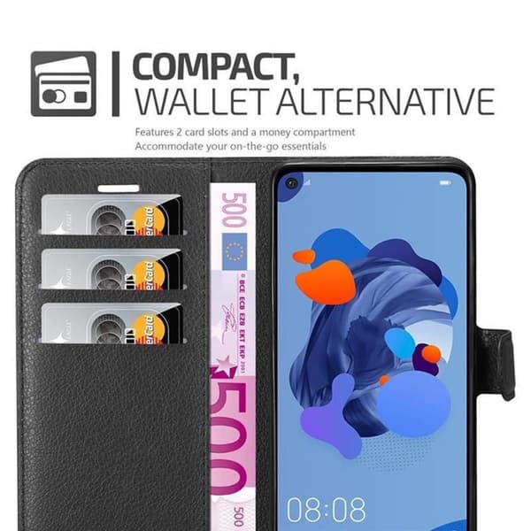 Deksel til Huawei MATE 30 LITE Lommebokdeksel med magnetisk lukking, stativfunksjon og kortlomme
