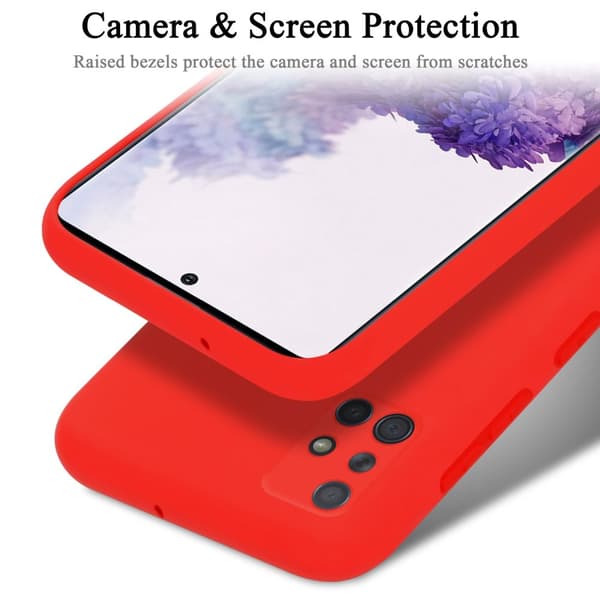 Samsung Galaxy A71 4G Suojakotelo Suojakuori valmistettu joustavasta TPU-silikonista