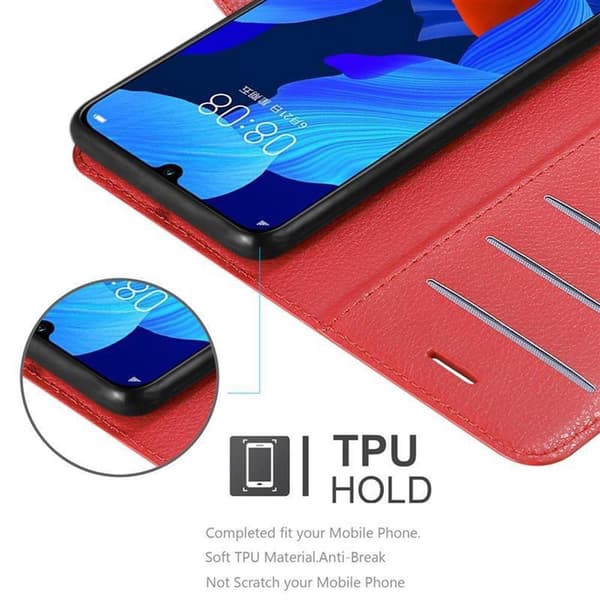 Huawei NOVA 5 / 5 PRO Plånboksfodral Fodral Skal Case med magnetisk stängning, ståfunktion och kortplats