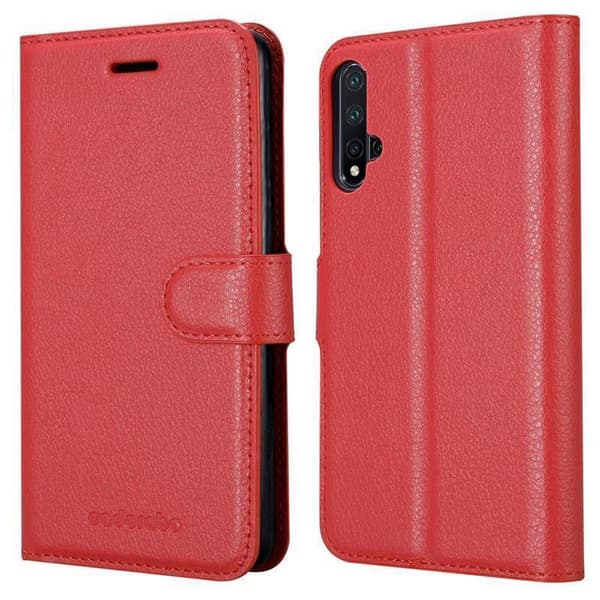 Huawei NOVA 5 / 5 PRO Suojakotelo Lompakkokotelo Matkapuhelinkotelo Suojakuori jossa magneettisuljenta, jalusta-toiminto ja korttitasku