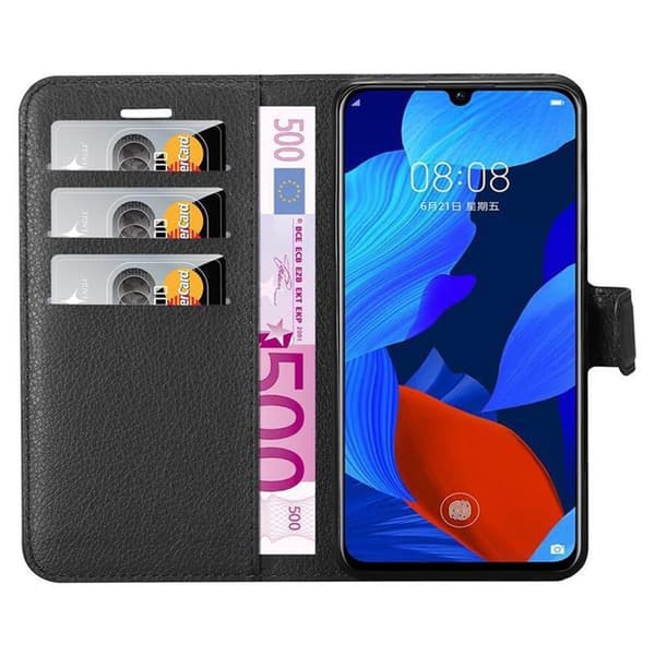 Huawei NOVA 5 / 5 PRO Plånboksfodral Fodral Skal Case med magnetisk stängning, ståfunktion och kortplats