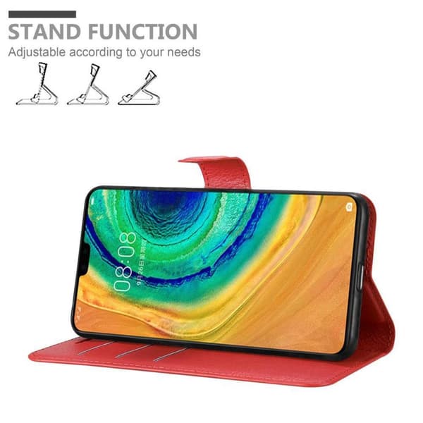 Huawei MATE 30 Plånboksfodral Fodral Skal Case med magnetisk stängning, ståfunktion och kortplats
