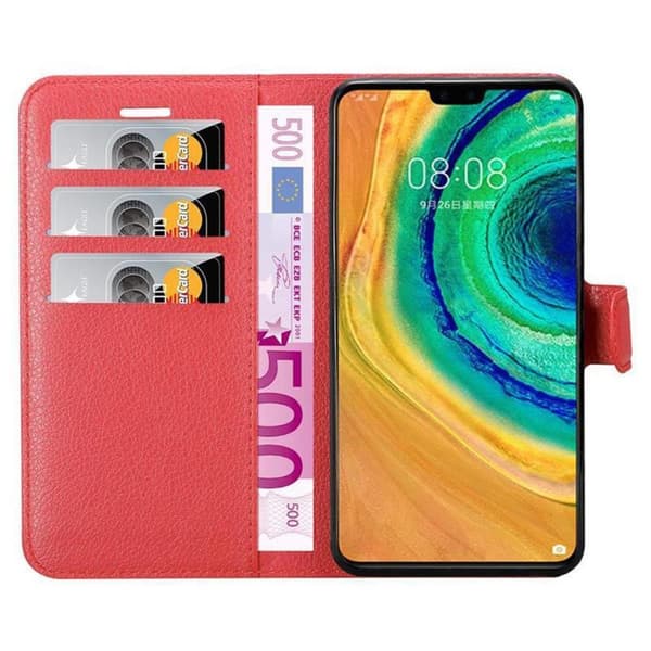 Huawei MATE 30 Plånboksfodral Fodral Skal Case med magnetisk stängning, ståfunktion och kortplats