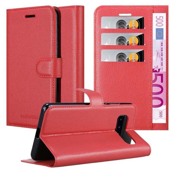 Samsung Galaxy S10 4G Plånboksfodral Fodral Skal Case med magnetisk stängning, ståfunktion och kortplats