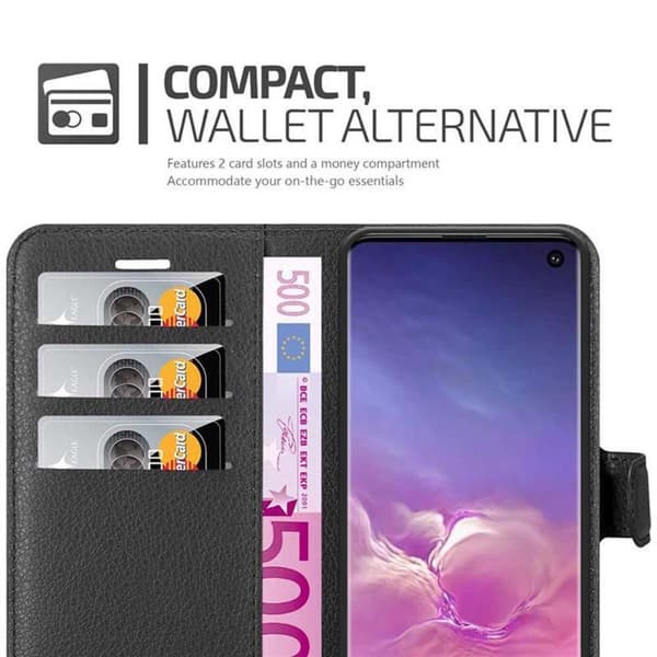 Samsung Galaxy S10 4G Plånboksfodral Fodral Skal Case med magnetisk stängning, ståfunktion och kortplats