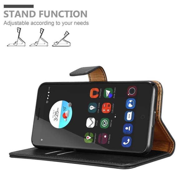 ZTE Blade V7 Plånboksfodral Skal Mobilskyddmed magnetisk stängning, ståfunktion och kortficka