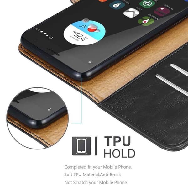 ZTE Blade V7 Plånboksfodral Skal Mobilskyddmed magnetisk stängning, ståfunktion och kortficka