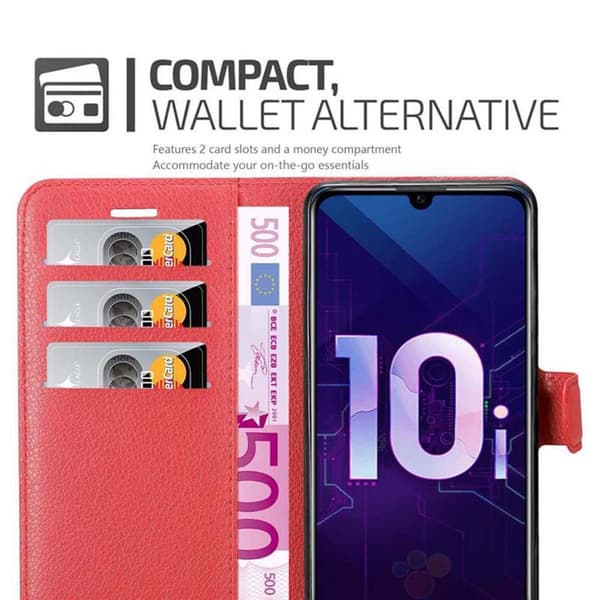 Honor 10i / 20i / 20 LITE / Huawei Enjoy 9S Plånboksfodral Fodral Skal Case med magnetisk stängning, ståfunktion och kortplats