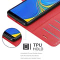 Pikkukuva 5 / 9: Samsung Galaxy A7 2018 Suojakotelo Lompakkokotelo Matkapuhelinkotelo Suojakuori jossa magneettisuljenta, jalusta-toiminto ja korttitasku