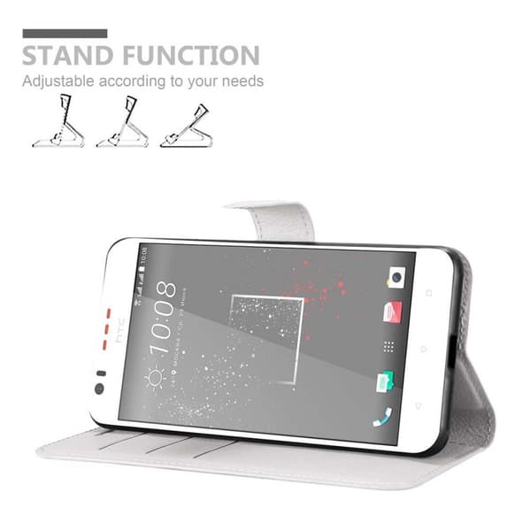 HTC Desire 10 LIFESTYLE / Desire 825 Plånboksfodral Fodral Skal Case med magnetisk stängning, ståfunktion och kortplats