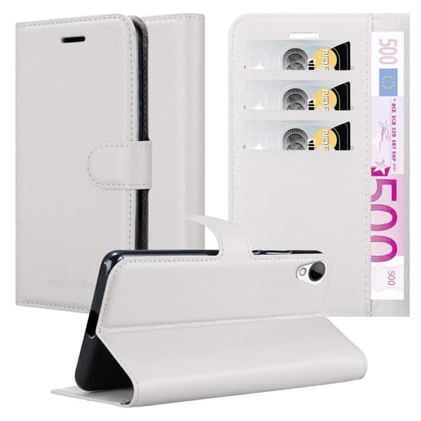 HTC Desire 10 LIFESTYLE / Desire 825 Plånboksfodral Fodral Skal Case med magnetisk stängning, ståfunktion och kortplats
