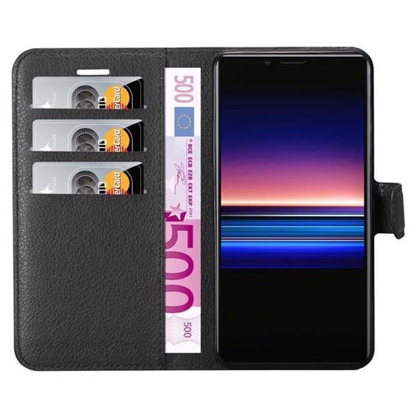 Sony Xperia 1 / Xperia XZ4 Suojakotelo Lompakkokotelo Matkapuhelinkotelo Suojakuori jossa magneettisuljenta, jalusta-toiminto ja korttitasku