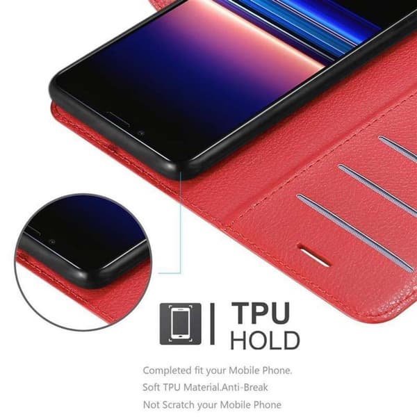 Sony Xperia 1 / Xperia XZ4 Suojakotelo Lompakkokotelo Matkapuhelinkotelo Suojakuori jossa magneettisuljenta, jalusta-toiminto ja korttitasku