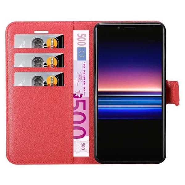 Sony Xperia 1 / Xperia XZ4 Suojakotelo Lompakkokotelo Matkapuhelinkotelo Suojakuori jossa magneettisuljenta, jalusta-toiminto ja korttitasku
