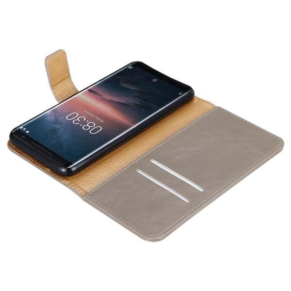 Nokia 8 Sirocco Plånboksfodral Skal Mobilskyddmed magnetisk stängning, ståfunktion och kortficka