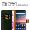 Miniatyrbild 7 av 11: Nokia 8 Sirocco Plånboksfodral Skal Mobilskyddmed magnetisk stängning, ståfunktion och kortficka